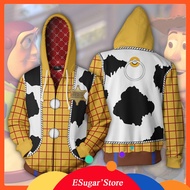 Toy Story Costume For Adult  Buzz Lightyear Woody Jacket For Men Western Cow Boy Hoodies Pants 3d Pr