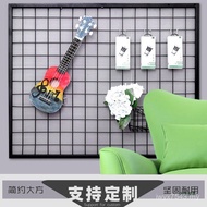 Hanger Display Rack Art Grid Rack Grid Hanging Net Photo Hanging Decoration Wall Iron Wall Rack Wall