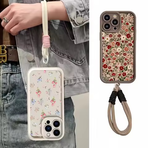 Flower Strap Lanyard Case For Huawei Honor X9D X9B X9A X8A X8B X7A X7B X6A X8C X9 X8 400 Pro Magic 7