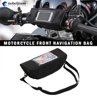 NOBELJIAOO Motorcycle Handlebar Bag with Touchscreen Phone Storage Bag Navigation Bag For BMW R1200G