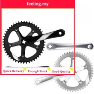 {FEELING}48T Aluminum Alloy Track Bike Crankset 170mm Square Hole single Speed Crankset