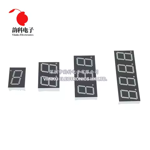 1pc 0.56inch LED display 7 Segment 1 Bit/2 Bit/3 Bit/4 Bit Digit Tube Red Common Cathode / Anode Dig