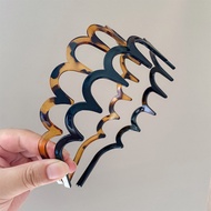 High Skull Wave Headband Female Wash Face Broken Hair Tidy-up Headband Press Hair Anti-slip Handy To