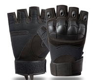 戰術手套 cosplay 露指黑手套