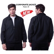 READY STOCK Jaket Korporat Hitam Corporate Jacket Black Jaket Eksekutif Executive Big Besar Sampai 7