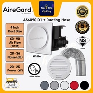 Airegard AS6090 D1 - 4" Exhaust Fan Ventilator [Silent Series] Round Panel Cover /Air Ventilation Ex
