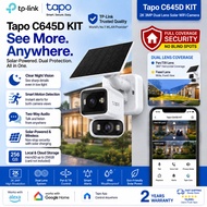 TP-Link Tapo C645D KIT 2K 3MP Dual Lens Solar Cam – 2.4/5GHz WiFi, 10000mAh Battery, 360° Pan/Tilt &
