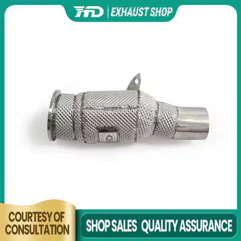 HMD Exhaust pipe for BMW i8 1.5T High sensitivity Heat shields High performance SS304 Downpipe withw