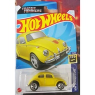 HOTWHEELS HW SCREEN TIME TRANSFORMERS BUMBLEBEE VOLKSWAGON BEETLE FIRST EDITION DIECAT MODEL (8.4)