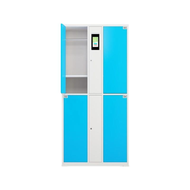 Smart Storage Locker, 4-Door Electronic Cabinet, Fingerprint & Card Entry, Gym, Pool, Meditation Roo