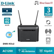 D-Link DWR-953v2 AC1200 4G LTE Cat4 WiFi Mobile Router
