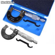 NestNook Kim loại 0-25mm 0.01mm đo bên ngoài Metric micromet công cụ cho mechanist Caliper công cụ
