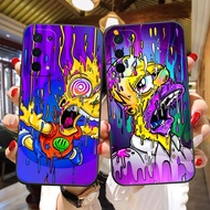 Psychedelic Homer Bart Simpson Soft Black Silicon TPU Cell Phone Case For OPPO A96 RENO 10 8 7 6 5 4 6.6 X T Z F21 X2 Find X3 Pro Plus Zoom Lite 5G