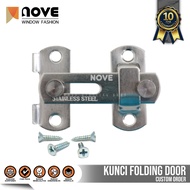 Nove Folding Door Lock PVC Folding Door (Additional Accessories)