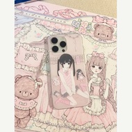 College jk Girl Apple 15 Phone Case iPhone11/14pro/12 x Soft Case xs xr Female132025 IO5X