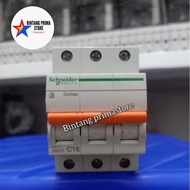MCB 6A 10A/ 16A/ 20A 3P/ Domae Schneider 3 Phase/