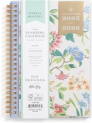Blue Sky Day Designer 2025-2026 Weekly and Monthly Academic Year Planner Calendar, July 2025 - June 