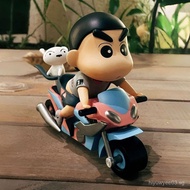 Desktop Shin-chan Peripheral Ornaments Cute Figurines Motorcycle Trendy Toys Handheld Moto Crayon Sh