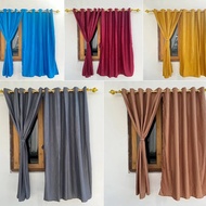 WINDOW CURTAINS SIZE 90X150 CM SMOKERING CURTAIN/ POLOS