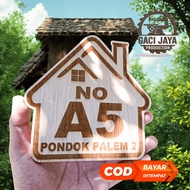 ENGRAVED WOODEN HOUSE NUMBERS minimalist house numbers house number board Wooden house numbers Uniqu