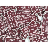 NAMETAG PENGAWAS (2 LINE)
