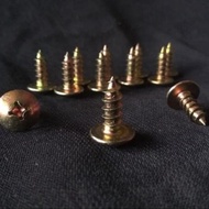 Audiosby-yellow screw bolt 8 x 5/8 8x5/8 SCREW