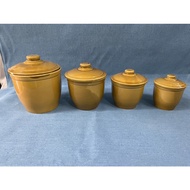 Clay Salt Container/盅盐Salt Pot/Salt Pot/Oil Container