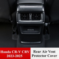 Honda CRV CR-V 2023-2025 Rear Air Conditioning Vent Frame Carbon Fiber Modification CRV Car Accessor