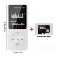 MP4 Player Bluetooth MP3 Mini Player Bluetooth MP3 Bluetooth Speaker Free 32GB Card USB/Type C 1.8 I