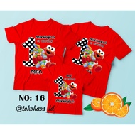 Elmo birthday t-shirt birthday sesame t-shirt/