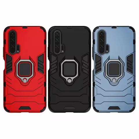Shockproof Armor Case For Huawei Honor 20 Pro Case Ring Holder Stand Phone Back Cover For Huawei Hon