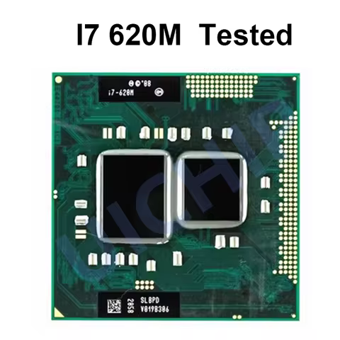 100% Original Core I7 620m cpu 4M/2.66GHz/3333 MHz/Dual-Core Laptop processor I7-620M Compatible HM5