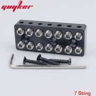 Guyker 6/7/8 String Headless Bass Bridge String Lock Copper Guitar Accessories