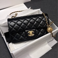 巴黎總店 Chanel 金球cf20 黑金