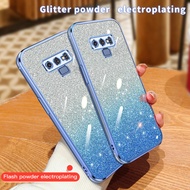 For Samsung Galaxy Note 9 Case Electroplating Soft Glitter TPU Cellphone Back Cover Luxury Galaxy Note9 Phone Casing