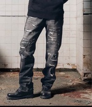 放clot x levis 牛仔褲 黑長壽