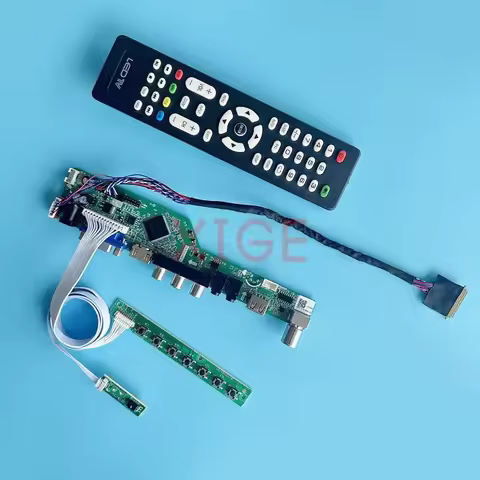 For HSD101PWW1 BP101WX1 B101EW05 LCD Controller Board TV Analog 1280x800 Kit DIY LVDS 40-Pin USB+AV+