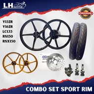 RS150 RSX150 SPORT RIM ENKEI SP522 SP 522 RS150 RSX150 BLACK GOLD LHMOTOR UNCLE SPANAR