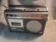 SONY索尼收藏級中古收錄音機CF一370S，古董懷舊卡式帶機，收音機。