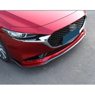 Front Lip for Mazda 3 Sedan 2020-2023 Bumper Spoiler Type MS Body Kit Splitter Decorative Strip