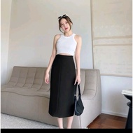 75 Short span skirt 7/9 Women's scuba span skirt