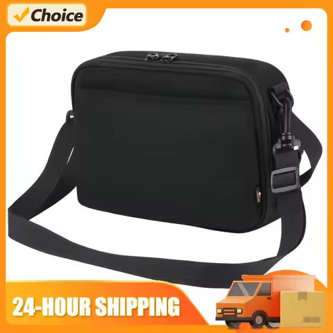 Guitar Pedal Protective Bag for Zoom G1X FOUR 900D Nylon Portable Carry Case with Shoulder Strap Bla