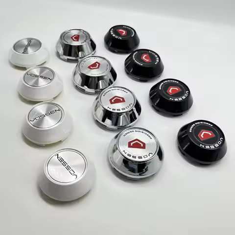 4Pcs/Lot 3D VOSSEN PRECISION SERIES Badge Sticker 60mm 65mm 68mm 69mm Car Wheel Center HubCap High C