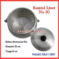 Kastrol liwet No 10 bahan besi cor anti lengket castrol serbaguna bahan d jamin tebal