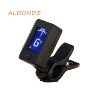 ALISONDZ Acoustic Guitar Tuner, LCD Display Chromatic Electric Digital Tuner, Guitar Tuner Rotatable Rotatable Clip-On Electronic Digital Guitar Tuner Guitar