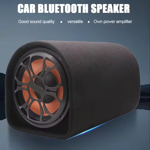 10 Inch Active Tunnel Subwoofer 12V Car Speakers Sound System With Amplifier Drive The Rhythm of The