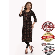 100% ORIGINAL READY STOCK Kurti Indian Women Kurtis Top Saree Sari Punjabi Suit Readymade Kurti UD17