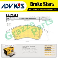 Advics Aisin Brake Star Disc Brake Pad Front R1N011TE for Kia Cerato FE22 FE24 Spectra 5 II