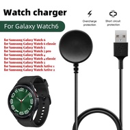 1m Watch Charger for Samsung Galaxy Watch6/6 Classic/5/5 Pro/4 Classic 4/3 USB/Type-C Wireless Charging Cable Watch Accessories