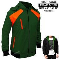 (COD) JAKET PARASUT BOLAK BALIK KUNING ROADMIND JAKET PARASUT JAKET PRIA JAKET MOTOR JAKET DISTRO